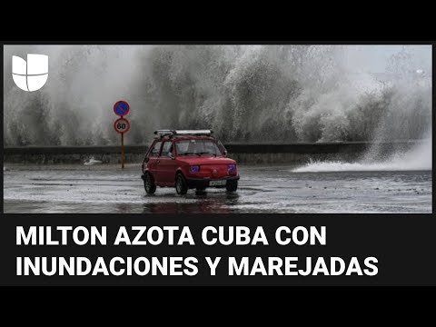 Milton en Cuba: marejadas, tormentas eléctricas y vientos de 50 millas por hora