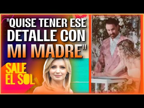 VIDEO Sofía Castro se CASÓ por el civil con Pablo Bernot y Ángelica Rivera la ENTREGÓ en el altar