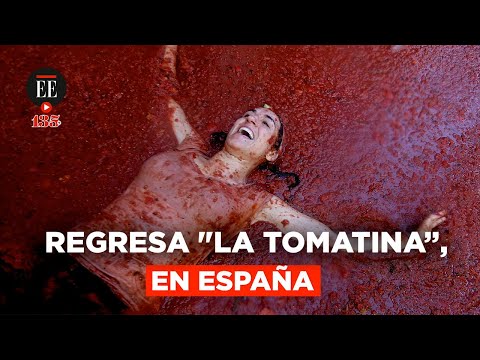 Vuelve “La Tomatina”, la famosa batalla de tomates en Buñol, España  | El Espectador