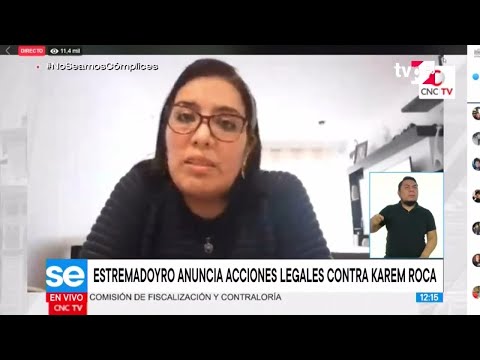 Ministro Estremadoyro anuncia acciones legales contra Karem Roca