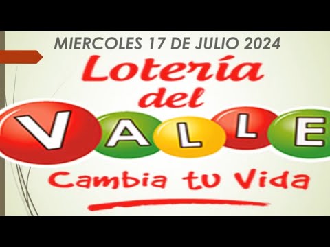 Probabilidades de la LOTERIA DEL VALLE del Miércoles 17 Julio de 2024 #loteriadelvalle