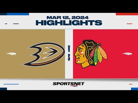 NHL Highlights | Ducks vs. Blackhawks  - March 12, 2024