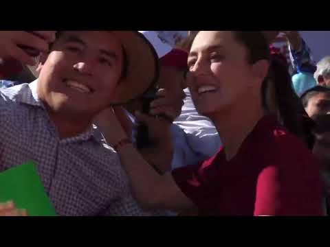 Claudia Sheinbaum Pardo Resumen visitas Guanajuato, San Luis Potosí, Querétaro, EdoMex, Puebla