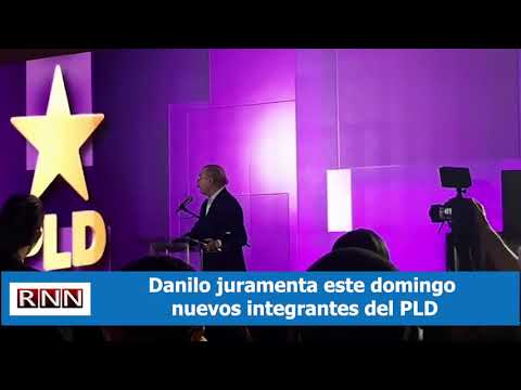 Danilo juramenta este domingo nuevos integrantes del PLD