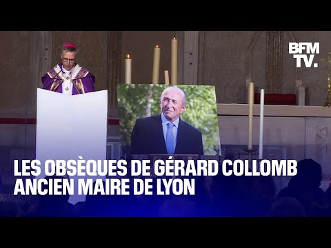 Lyon: les obsèques de Gérard Collomb à la cathédrale Saint-Jean