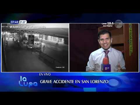 Grave accidente de tránsito en San Lorenzo
