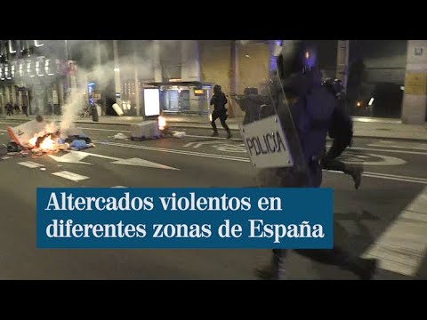 Altercados en Madrid, Logroño, País Vasco o Barcelona por las restricciones de libertad