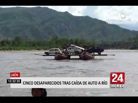 Jaén: colectivo cae al río y cinco personas desaparecen