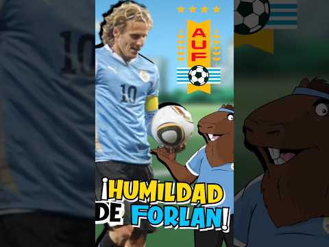 La increíble cátedra de humildad de Diego Forlan ¡QUÉ GRANDE!