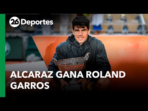 Alcaraz entra en la historia del tenis tras ganar Roland Garros