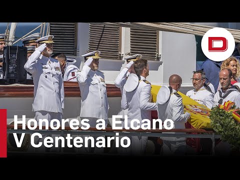 El Rey Felipe VI preside la ceremonia de los 500 años de Juan Sebastián Elcano