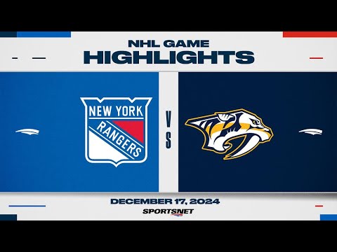 NHL Highlights | Rangers vs. Predators - December 17, 2024