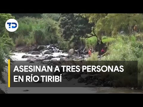 Localizan tres hombres muertos sobre el río Tiribí