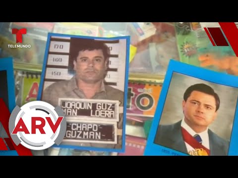 Venden monografías con la imagen de El Chapo Guzmán en México | Al Rojo Vivo | Telemundo