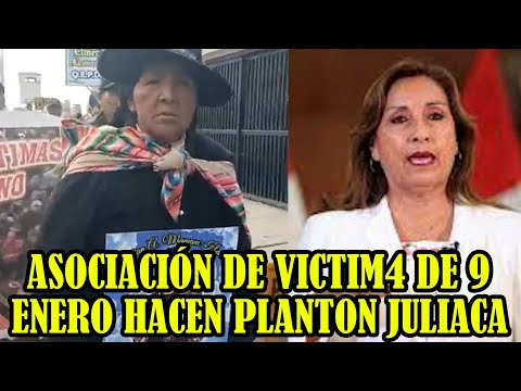 MOVILIZACIONES DE LAS VICTIM4S DE LA REPR3SIÓN POLICIAL DEL 9 ENERO DE JULIACA EXIGEN JUSTICIA..