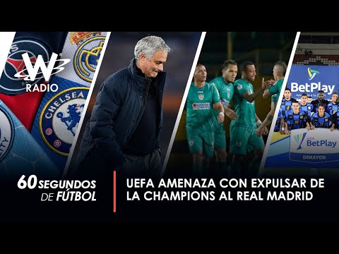 UEFA amenaza con expulsar de la Champions al Real Madrid