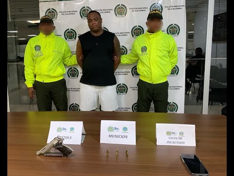 Policía detuvo a alias ´Bola´, sindicado de triple homicidio en el barrio Villa Sol en Cartagena