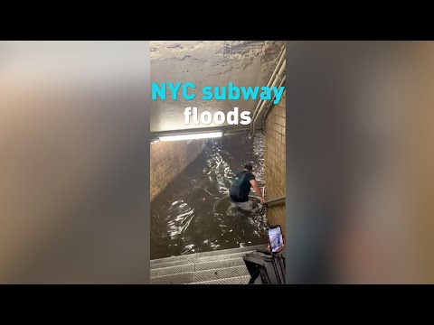 NYC metro stations floods