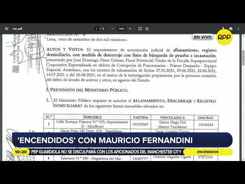 Fiscalía allana inmuebles vinculados a la exalcaldesa de Lima Susana Villarán