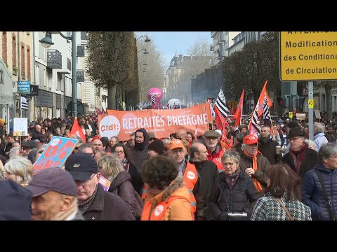 Rennes: la manifestation contre la réforme des retraites démarre | AFP Images