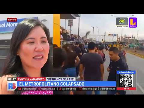 El Metropolitano colapsado en la ciudad con el peor tráfico de Latinoamérica