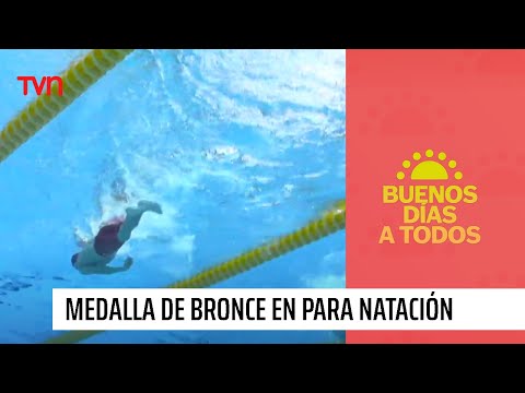 ¡Nueva medalla para el Team Para Chile! Patricio Larenas logra el bronce en la para natación