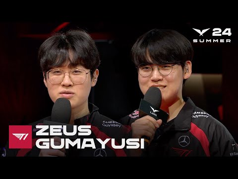 Zeus, Gumayusi 인터뷰 | DRX vs. T1 | 07.28 | 2024 LCK 서머 스플릿