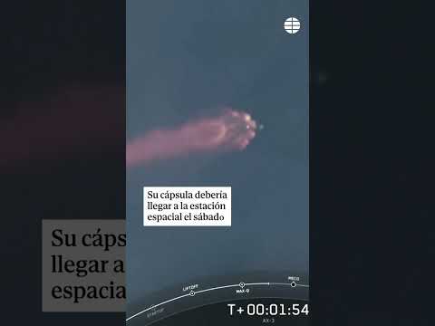 Éxito en el despegue de Miguel López Alegría hacia la Estación Espacial Internacional #spacex #iss