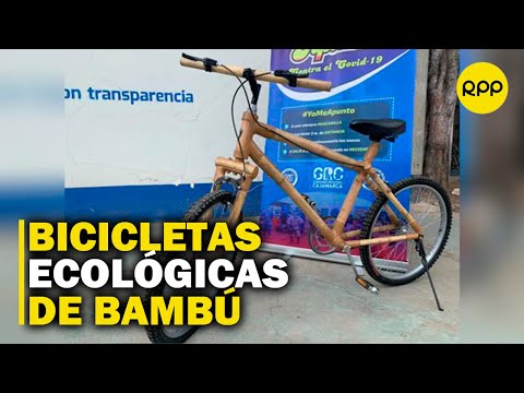 Así es la bicicleta ecológica de bambú que fabrican en Cajamarca