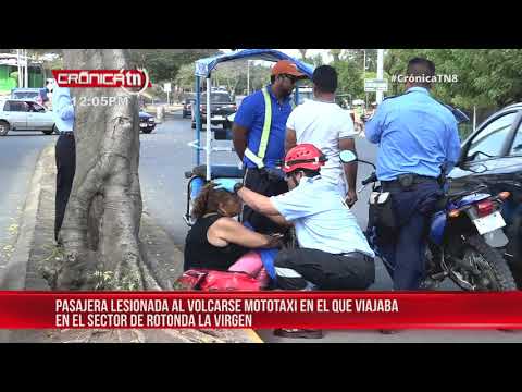 Nicaragua: Taxista provoca accidente en Managua y se da a la fuga
