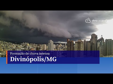 Formação de chuva intensa em Divinópolis/MG - 17/02/24