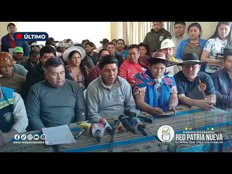 Pacto de Unidad de Cochabamba Declara Emergencia y Rechaza Amenazas de Bloqueo