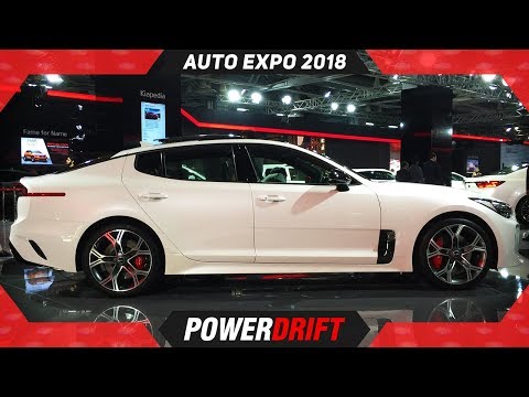 Kia Stinger GT @ Auto Expo 2018 : PowerDrift