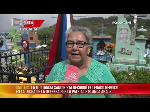 Conmemoran paso a la inmortalidad de Blanca Aráuz en Jinotega – Nicaragua