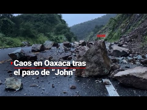 AFECTADO | Huracán John deja estragos en Oaxaca y los deslaves no han parado