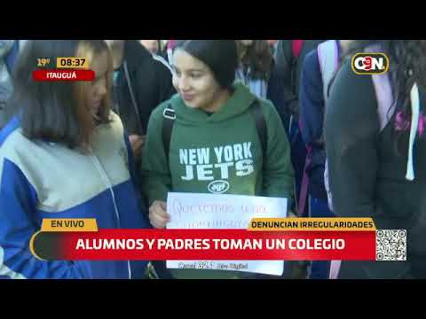 Alumnos y padres toman colegio en Itauguá