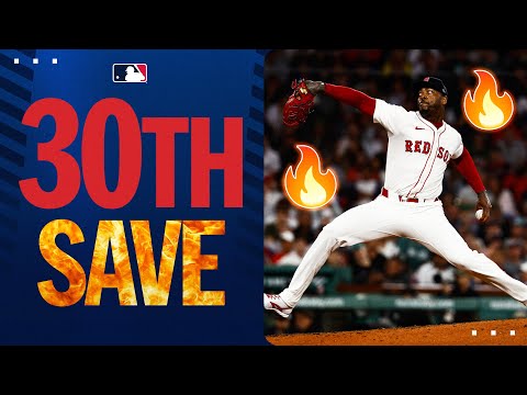 Aroldis Chapman puts the finishing touches on his 30th save! (Red Sox steer clear of a sweep!)