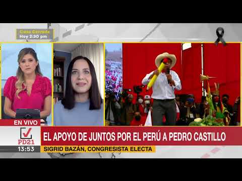 ? El apoyo de Juntos por el Perú a Pedro Castillo - Sigrid Bazán en Latina noticias