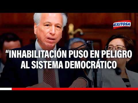 Inés Tello y Aldo Vásquez: Su inhabilitación puso en peligro al sistema democrático