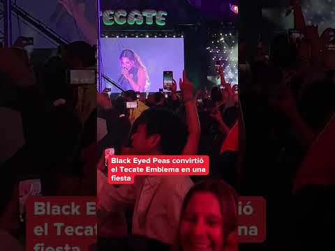 Black Eyed Peas convierte el Tecate Emblema en una pista de baile #milenioshorts