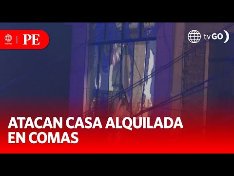 Atacan casa alquilada en Comas, Policía encontró armas en el lugar | Primera Edición | Noticias Perú