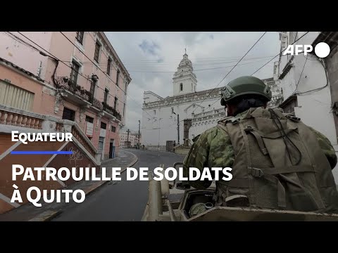 Équateur: des soldats patrouillent à Quito face à la montée de violence des narcos | AFP Images