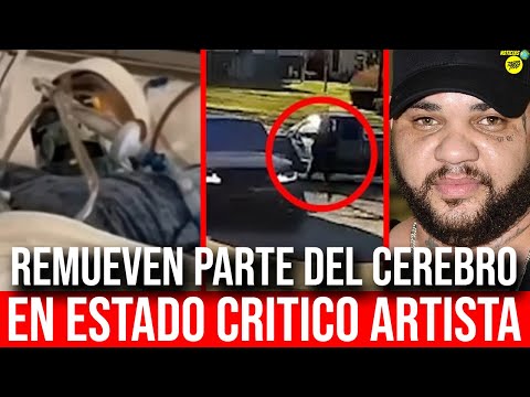 EN ESTADO CRITICO ARTISTA EL TAIGER: DISPARO EN LA CABEZA, ENTUBADO Y REMUEVEN PARTE DEL CEREBRO