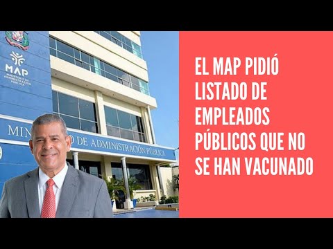 MAP pide a instituciones públicas informaciones sobre personal pendiente de vacunación