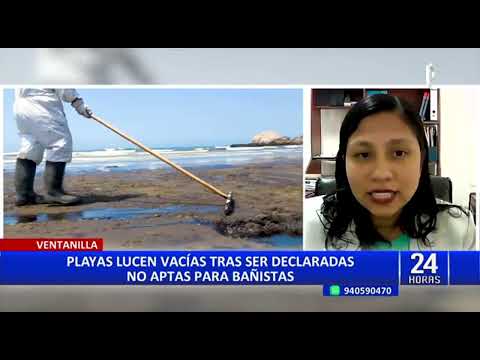 Ventanilla: petróleo sigue en playas a un año del derrame de Repsol