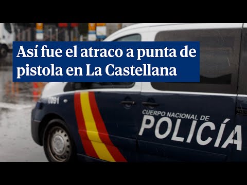 El audio del atraco con pistolas en una terraza de La Castellana: Venimos a por vuestros relojes