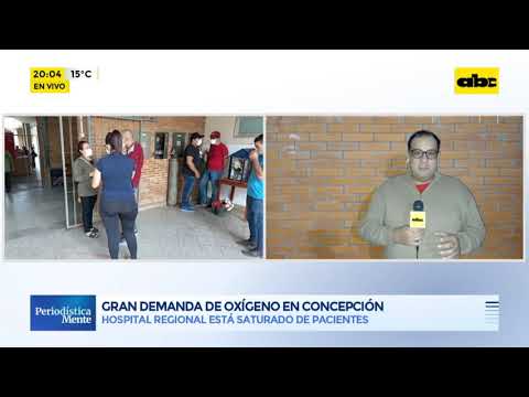 Gran demanda de oxígeno en Hospital Regional de Concepción