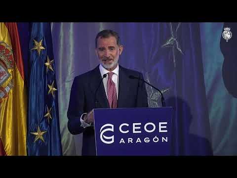 Palabras de S.M. el Rey en la conmemoración del 40º aniversario de la CEOE Aragón