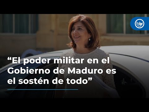 María Ángela Holguín: “El poder militar en el Gobierno de Maduro es el sostén de todo”