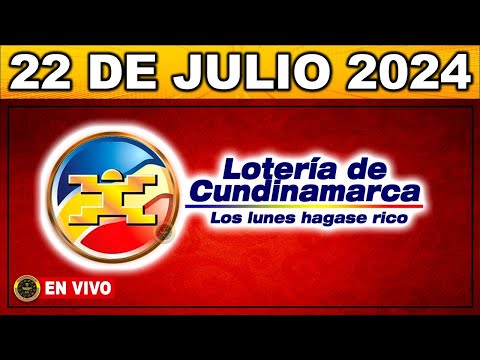 Resultado LOTERIA DE CUNDINAMARCA LUNES 22 de julio de 2024